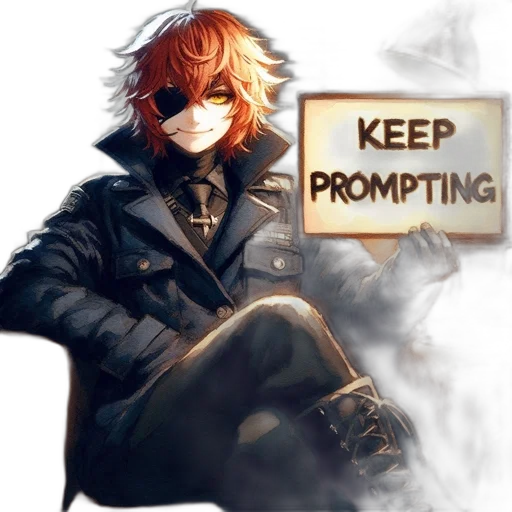 jacket, weapon, concept art, anime transparent PNG cut-out