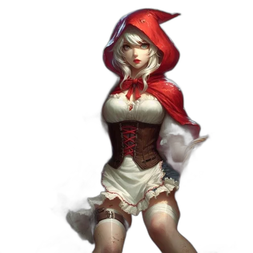dress, staff, fantasy art, concept art transparent PNG cut-out
