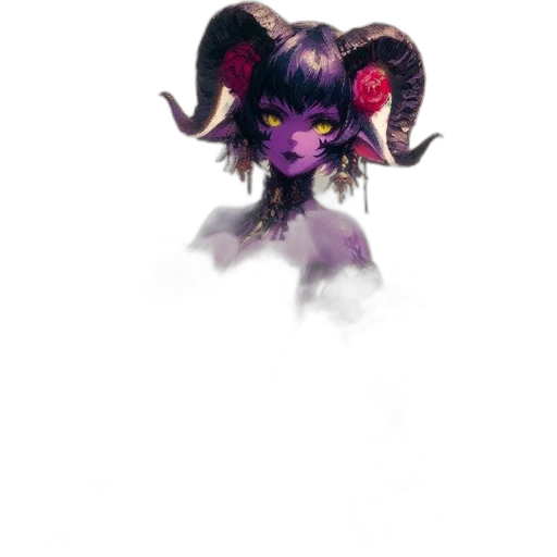mask, creature, staff, dragon transparent PNG cut-out
