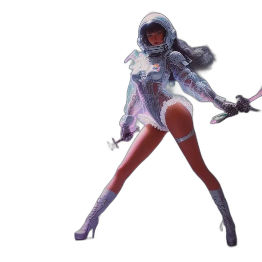 jacket, weapon, robot, concept art transparent PNG cut-out