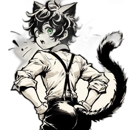 staff, animal, weapon, anime transparent PNG cut-out