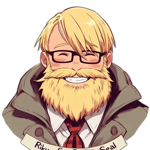 staff, jacket, cartoon, anime transparent PNG cut-out