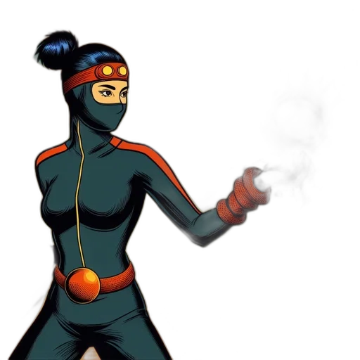 mask, staff, concept art, comic book art transparent PNG cut-out