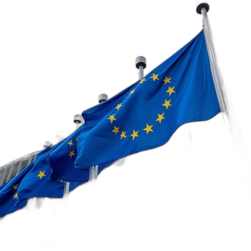 european, flags, outside, building transparent PNG cut-out
