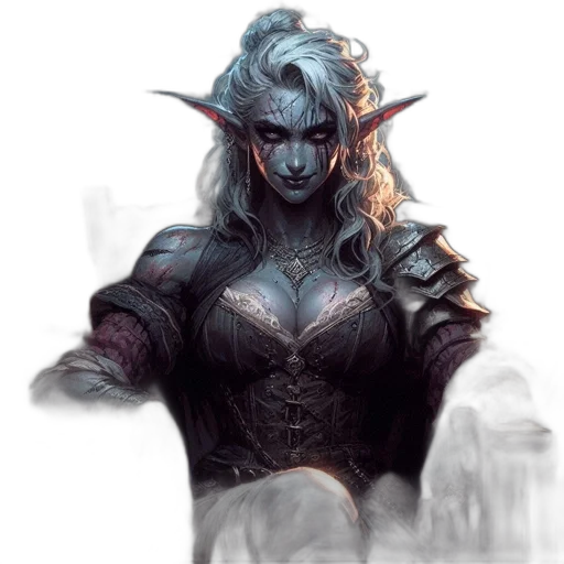 face, dragon, staff, fantasy art transparent PNG cut-out