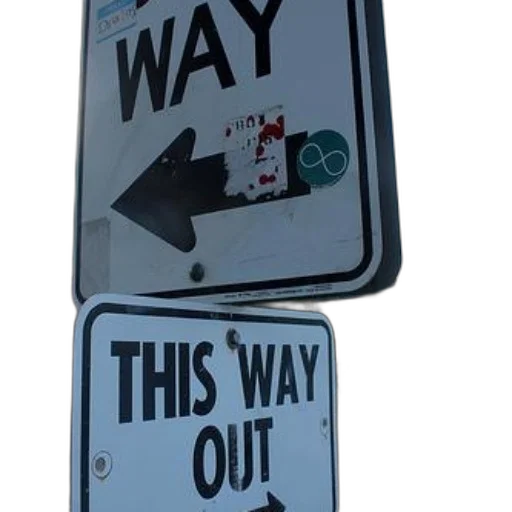 3d render, concept art, sign, arrow transparent PNG cut-out