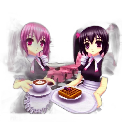 food, furniture, pixel art, 3d render transparent PNG cut-out