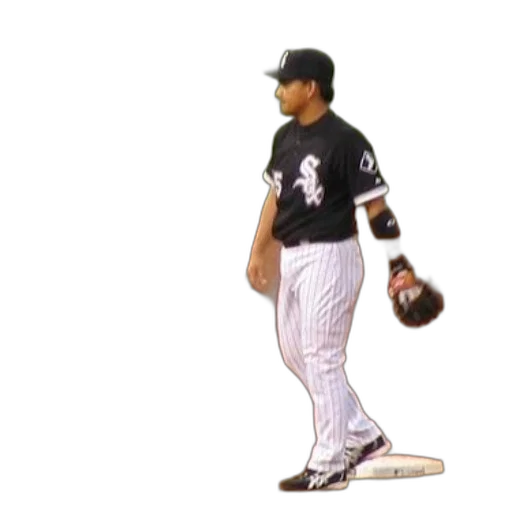 3d render, baseball, player, wearing transparent PNG cut-out