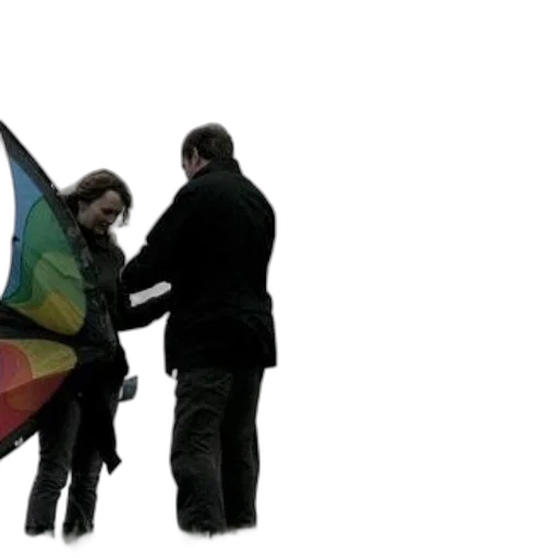 umbrella, jacket, staff, weapon transparent PNG cut-out
