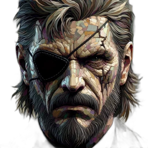 face, mask, comic book art, concept art transparent PNG cut-out
