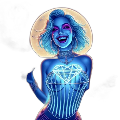 jewelry, dress, concept art, comic book art transparent PNG cut-out