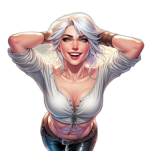 comic book art, concept art, fantasy art, pixel art transparent PNG cut-out