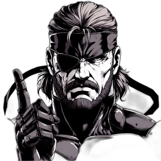 face, staff, mask, comic book art transparent PNG cut-out