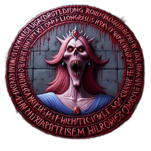concept art, fantasy art, ominous, spine-chilling transparent PNG cut-out