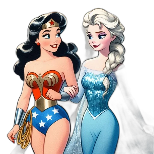 comic book art, cartoon, concept art, fantasy art transparent PNG cut-out