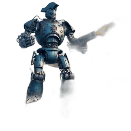 robot, weapon, staff, sword transparent PNG cut-out