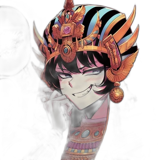 mask, staff, crown, hat transparent PNG cut-out