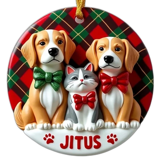 festive, christmas, ornament, featuring transparent PNG cut-out