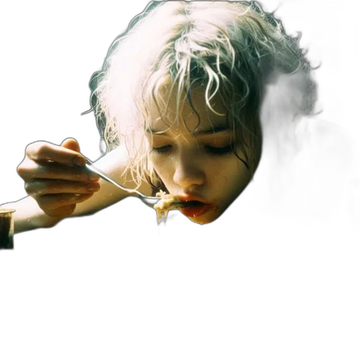 face, mask, food, hair transparent PNG cut-out