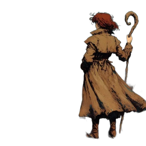 staff, weapon, hat, sword transparent PNG cut-out