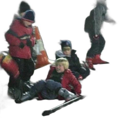 snow, fire, group, children transparent PNG cut-out