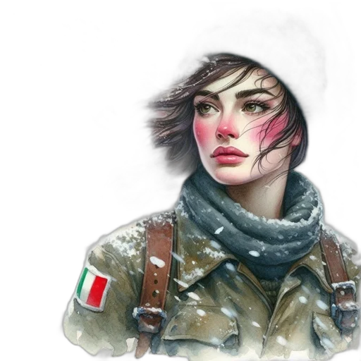 face, hat, jacket, concept art transparent PNG cut-out