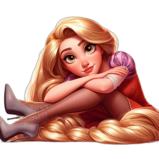 hair, dress, crown, face transparent PNG cut-out