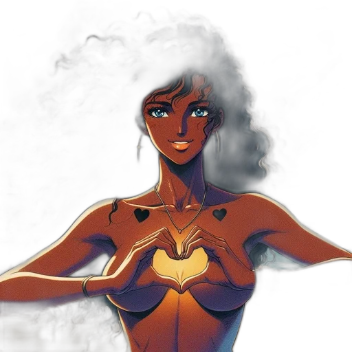 concept art, comic book art, fantasy art, watercolor transparent PNG cut-out