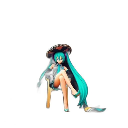hat, staff, weapon, dress transparent PNG cut-out