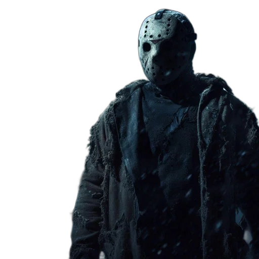 mask, jacket, face, creature transparent PNG cut-out