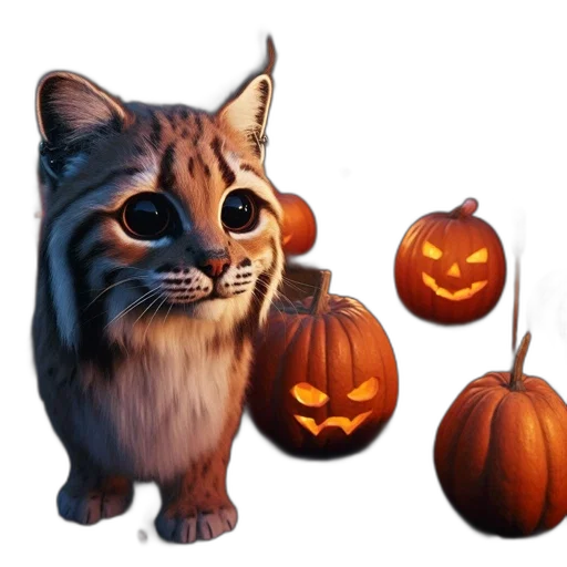 animal, concept art, 3d render, photorealistic transparent PNG cut-out