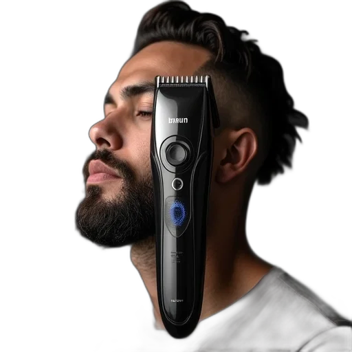 hair, staff, robot, face transparent PNG cut-out
