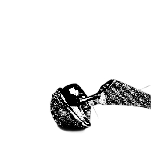 weapon, robot, staff, shoes transparent PNG cut-out