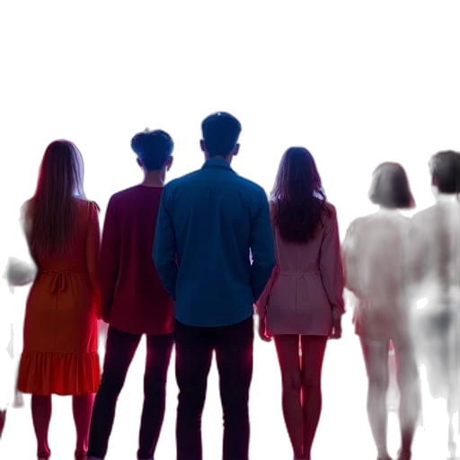 staff, concept art, 3d render, neon lights transparent PNG cut-out