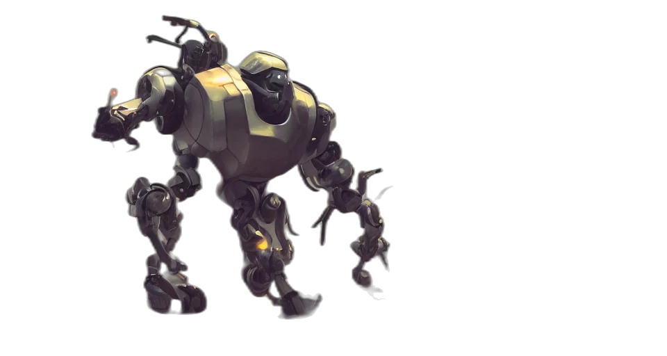 robot, animal, creature, weapon transparent PNG cut-out