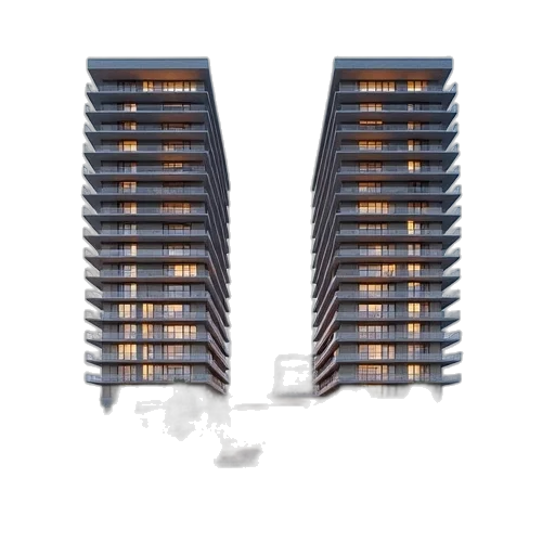building, furniture, 3d render, concept art transparent PNG cut-out