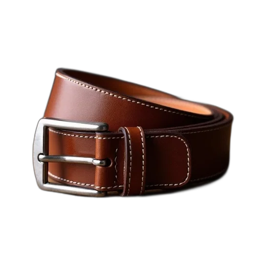 jewelry, brown, leather, belt transparent PNG cut-out