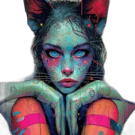 mask, face, creature, animal transparent PNG cut-out