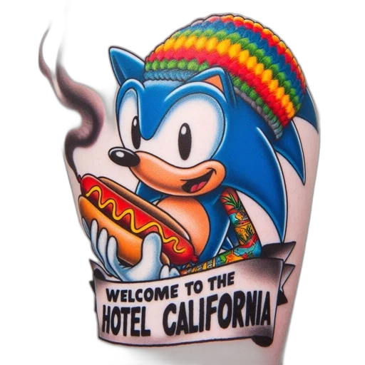 food, hat, concept art, vaporwave transparent PNG cut-out