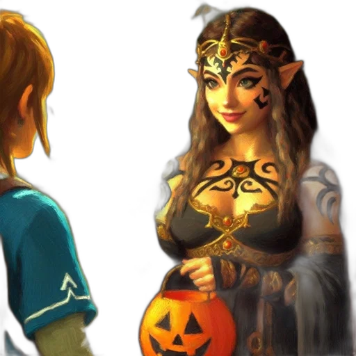fantasy art, concept art, pixel art, 3d render transparent PNG cut-out
