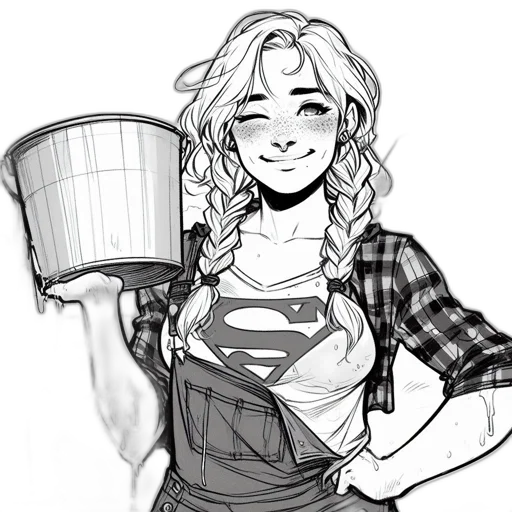 comic book art, cartoon, concept art, pencil sketch transparent PNG cut-out