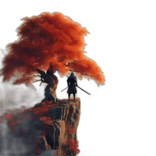 tree, dragon, umbrella, creature transparent PNG cut-out
