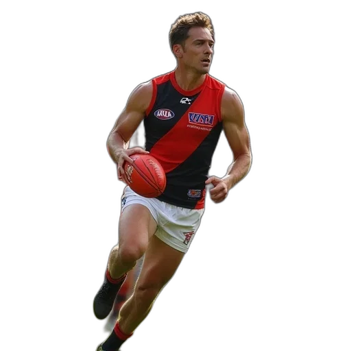 male, afl, player, middle transparent PNG cut-out