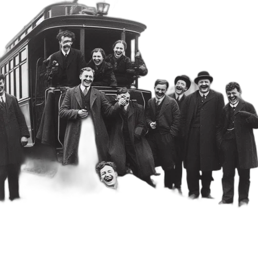 staff, face, car, concept art transparent PNG cut-out