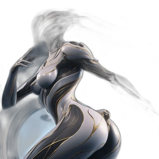 hair, robot, dragon, dress transparent PNG cut-out