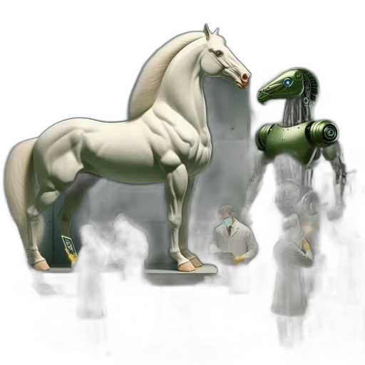 dragon, creature, animal, robot transparent PNG cut-out