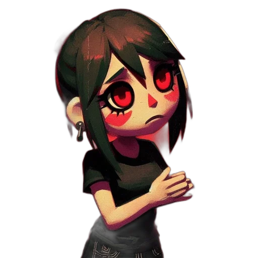 mask, staff, face, creature transparent PNG cut-out