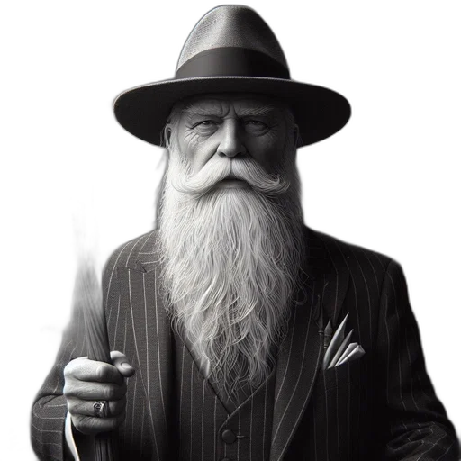 hat, face, staff, animal transparent PNG cut-out