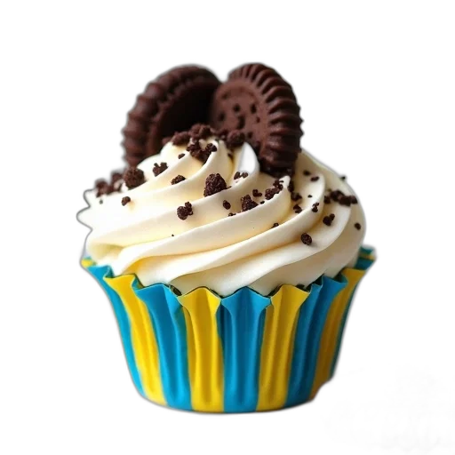 food, crown, photorealistic, 3d render transparent PNG cut-out