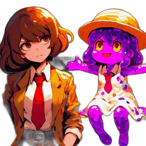 hat, staff, creature, umbrella transparent PNG cut-out